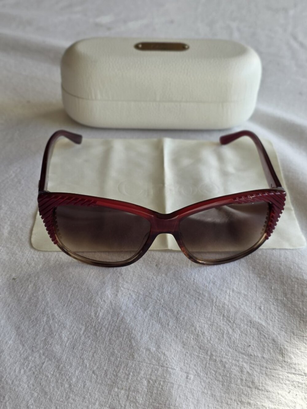 Chloe Sunglasses CL2246 Red Horn - never worn